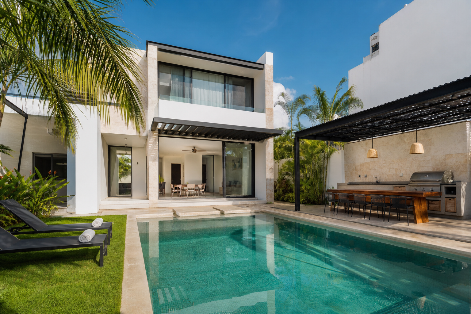 Read more about the article House for Sale in Residencial Via Cumbres Cancun with Pool