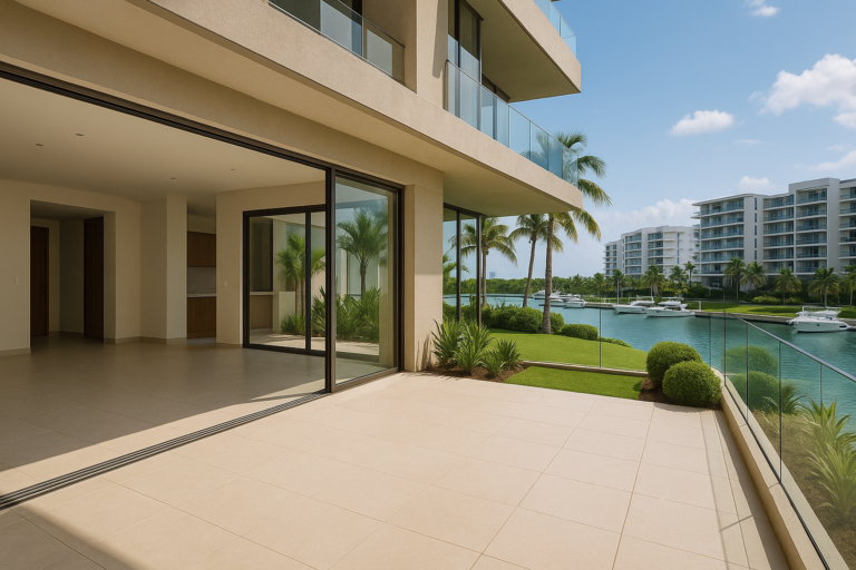 Read more about the article Puerto Cancun condo for rent with ground-floor terrace