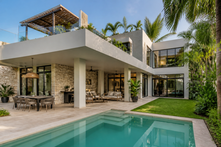Read more about the article Puerto Cancun residence: Pool, Garden and Roof Garden Features
