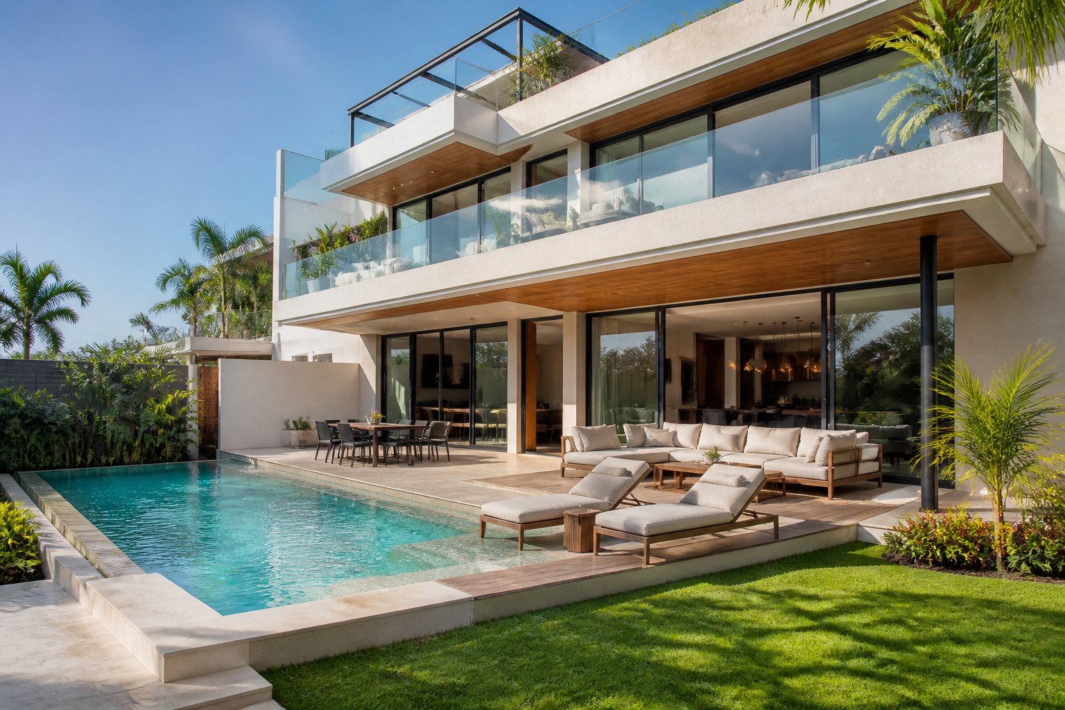 Read more about the article Residencia Puerto Cancún: Alberca, Jardín y Roof Garden