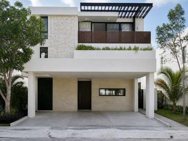 Read more about the article Casa Aqua Residencial: distribución en tres niveles y 4 recámaras